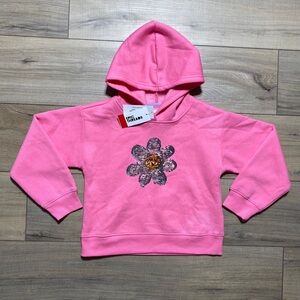 Epic Threads Girls Flip Sequin Logo Pullover Hoodie Size 6X‎ Pink